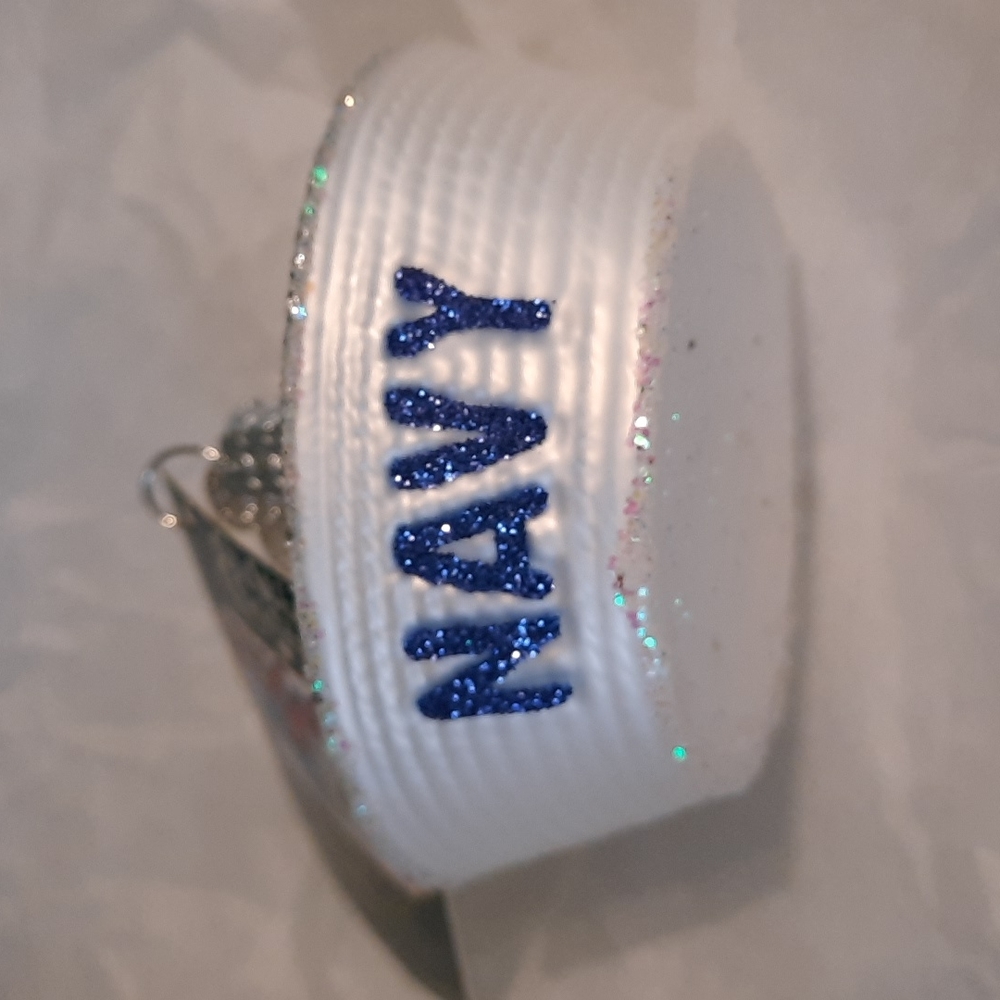 Navy Cap Iconic White Sailor Hat Dixie Cup Old World Christmas Glass Ornament - Picture 4 of 5